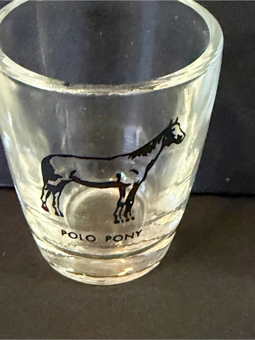 Hazel Atlas Shot Glasses MCM Pony Horse Breed Stallion Jigger Equestrian Set 5x